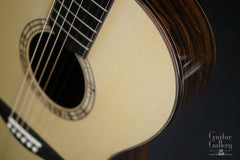 McKnight Fanned Fret guitar ebony binding