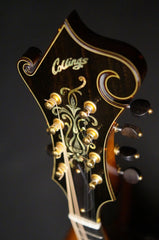 Collings MF-5 varnish mandolin scroll headstock