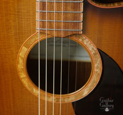 McKnight guitar spalted rosette