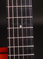 Red Marchione Archtop fretboard