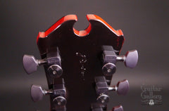 Red Marchione Archtop headstock back