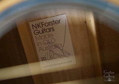NK Forster D-SS Guitar label