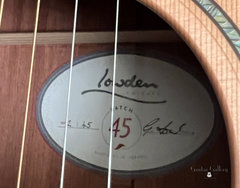 Lowden Special O-38 Bubinga Guitar Ltd Edition label