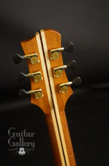 Olson SJ guitar headstock back