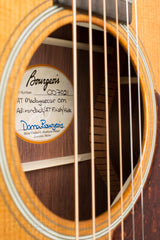 Bourgeois AT Madagascar OM Guitar label
