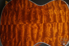 Osthoff OM The TREE Mahogany guitar back close up view