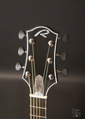 Ryan Brazilian rosewood Cathedral guitar laser engraved truss rod cover