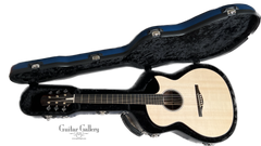 Rasmussen Brazilian rosewood model C guitar inside Calton case