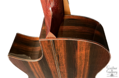 Rasmussen Brazilian rosewood model C guitar heel