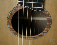 Lowden S50 custom Walnut guitar rosette