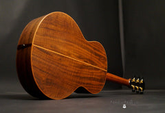 Lowden used S50 walnut guitar glam shot back