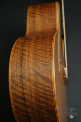 Lowden used S50 walnut guitar side detail