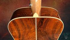 Santa Cruz Brazilian rosewood model D guitar back strip