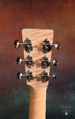 Santa Cruz Brazilian rosewood model D guitar back of headstock