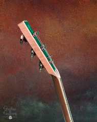 Santa Cruz Brazilian rosewood model D guitar side view fretboard