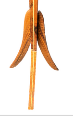 Solid Ground Ltd Ed. Ovangkol & Maple guitar stand back view