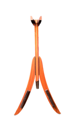Sapele & Maple guitar stand by Solid Ground stands