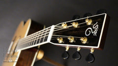 Santa Cruz OM Grand guitar headstock