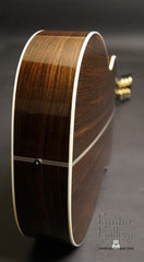 Santa Cruz OMG guitar end view back