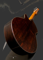 Strahm Eros guitar African Blackwood back glam shot