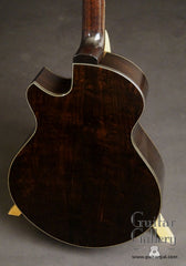 Strahm African Blackwood guitar back