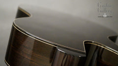 Strahm African Blackwood guitar down back