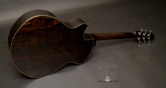 Strahm African Blackwood guitar glam shot back