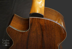 Strahm Eros guitar Brazilian rosewood upper back