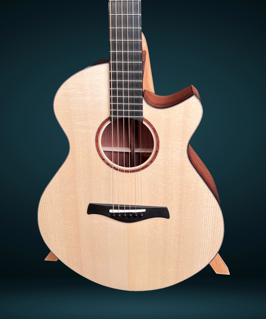 Strahm Eros cutaway Honduran rosewood guitar for sale