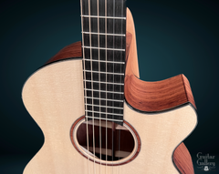 Strahm Eros cutaway Honduran rosewood guitar ebony fretboard