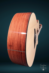 Strahm Eros cutaway Honduran rosewood guitar end