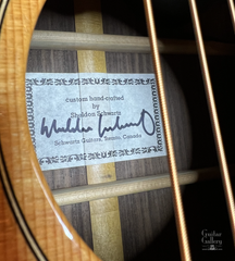 Schwartz Pinnacle guitar interior label