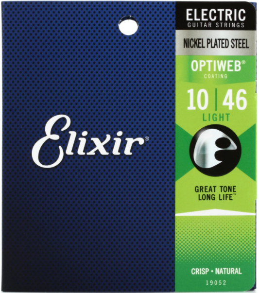 Elixir 19052 Optiweb Electric Guitar Strings