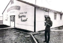 Stuart Mossman outside the workshop