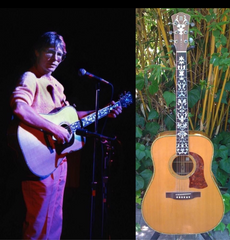 John Denver with his Mossman Guitar