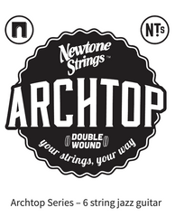 Newtone double wound nickel plated steel archtop strings
