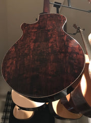 Strahm African Blackwood guitar beautiful back