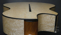 Strahm Birdseye Maple Eros Guitar down back