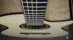 Strahm Birdseye Maple Eros Guitar down front