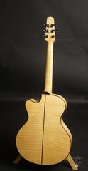 Traugott R cutaway guitar full back view