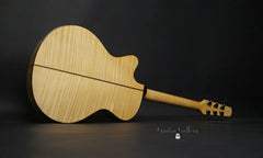 Traugott R cutaway guitar glam shot back