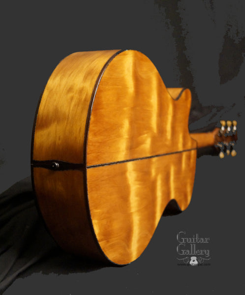 L.J. Williams WhiteBait Ancient Kauri Guitar with Sea Turtle Inlay ...