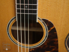 Takamine EF75M-TT guitar abalone rosette