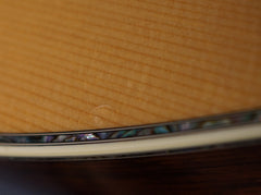 Taylor PS-10 guitar abalone purfling