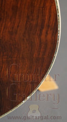 Taylor PS-10 guitar back detail