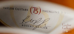 Taylor T5 custom guitar label