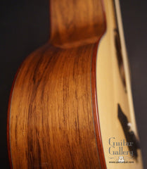 Taylor TF Madagascar rosewood guitar side detail