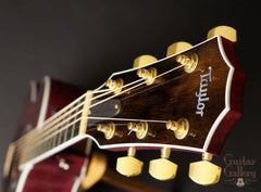 Taylor 614ce purple guitar headstock