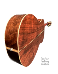 Tippin Crescendo guitar glam shot Brazilian rosewood back