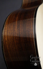 Tom Sands OM guitar side detail